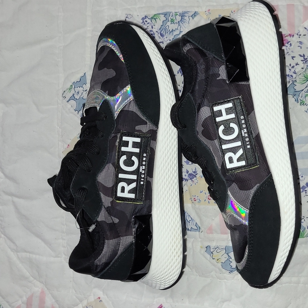 John Richmond Low-Top Sneakers Size 37 EU , 7 US Women's